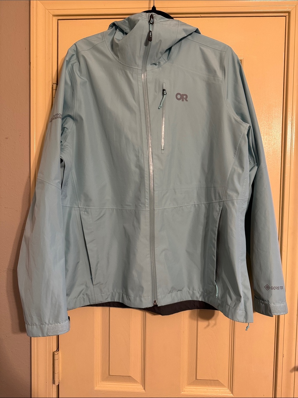 Outdoor Research Women’s Aqua [Calcite] Aspire II Zip Up Jacket Size XL